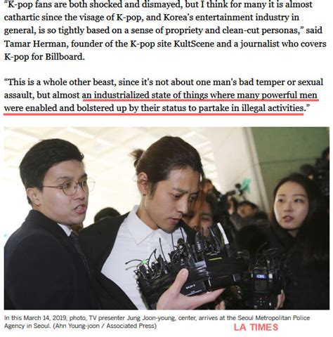 La Times K Pop’s Innocent Image Is Shattered By The ‘burning Sun