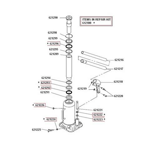 bottle jack repair parts  pictures  decription forwardsetcom