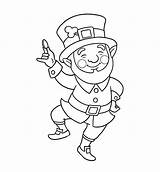 Leprechaun Drawing Pages Getdrawings sketch template