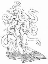 Medusa Mythology Mythologie Danae αναζήτηση Netart Perseus Zeichnungen Snakes sketch template