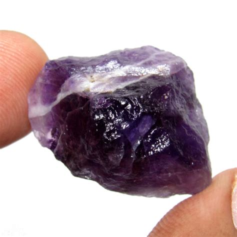 47 00ct Untreated 100 Natural Violet Amethyst Brazilian Rough Gemstone