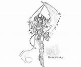 Darksiders Coloring Angel Pages Demon Female Lilith Angle Template sketch template