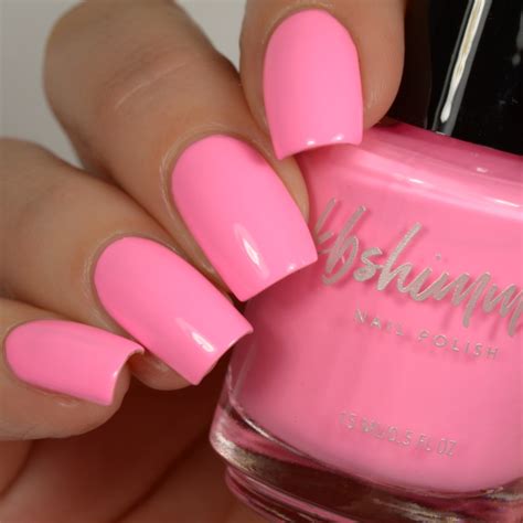 kbshimmer pink  swim cream nail polish