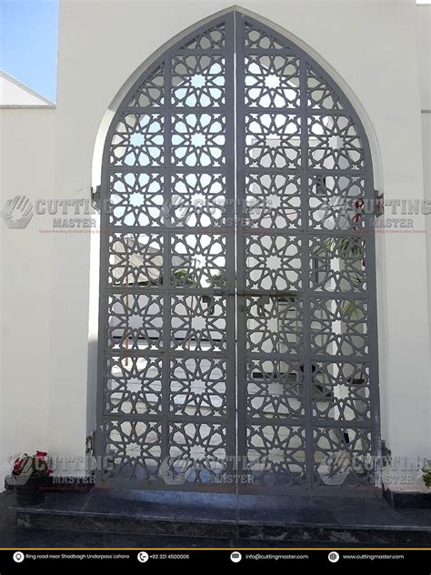 mosque gate laser cut design
