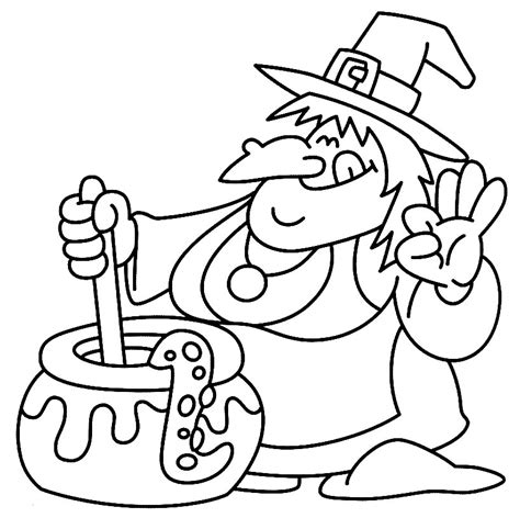 halloween kids coloring pages