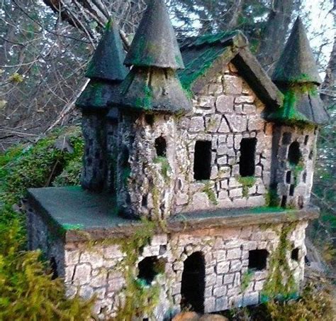 rustic faux stone castle ruin miniature   themistyhollowpixie