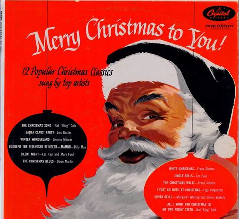 various lp merry christmas to you capitol t 9030 original 1957 us mono album catawiki