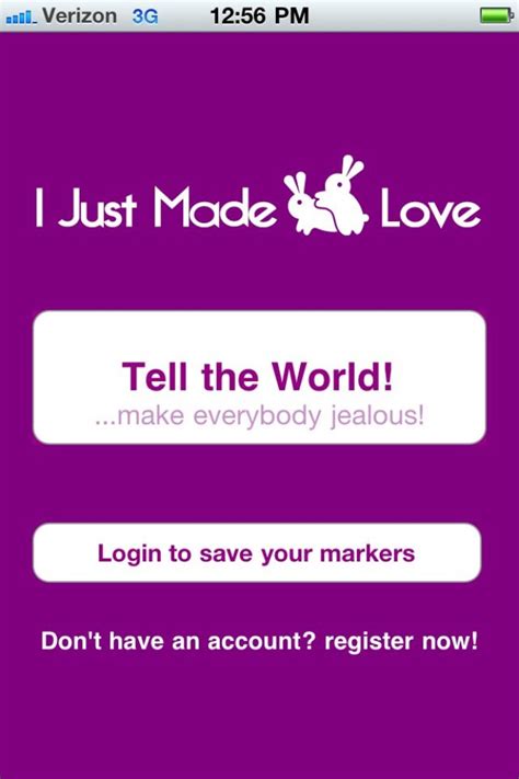 i just made love app lets users track their sexual