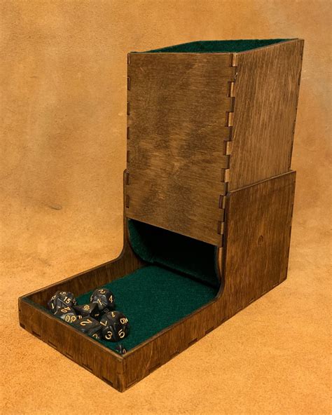 foldable dice tower xl  thewoodineer  etsy httpswwwetsycom