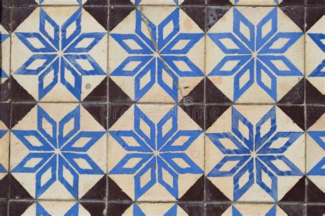 traditional portuguese tile stock image image of pattern floral 110334659