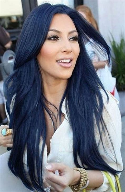 stunning hairstyles  warm black hair ideas dressfitme colore capelli blu colore