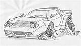 Stratos Lancia sketch template