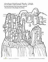 Parks Arches Sequoia Caverns Carlsbad Designlooter Worksheet sketch template
