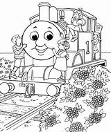 Thomas Coloring Pages Tank Engine Print sketch template