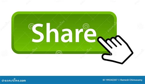 share button stock vector illustration  friendly