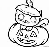 Coloring4free Pumpkin Coloring Pages Cute Kitten Related Posts sketch template