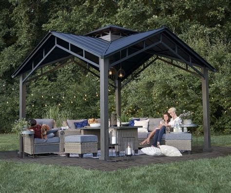 broyhill sandpointe hard top pavilion