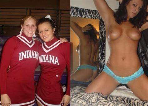 cheerleader montage dressed undressed clothed unclothed before and after amateur image uploaded