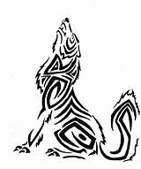 Tribal Wolf Tattoo Designs Howling Moon Tattoos Drawing Cliparts Wolves Silhouette Clipart Tattoosnet Mexican Flash Eagle Drawings Collection Stencil Getdrawings sketch template