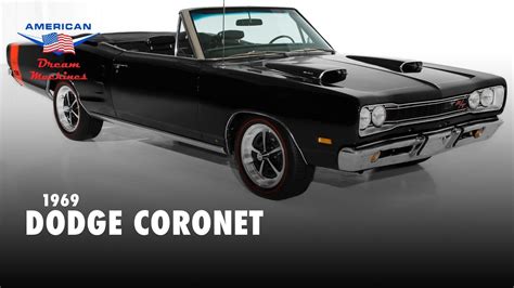 dodge coronet convertible  sale black youtube