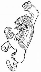 Panda Fu Kung Coloring Pages Kai Library sketch template