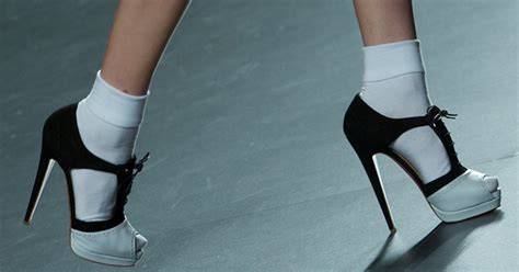 6 socks with heels photos that prove it s a totally acceptable footwear