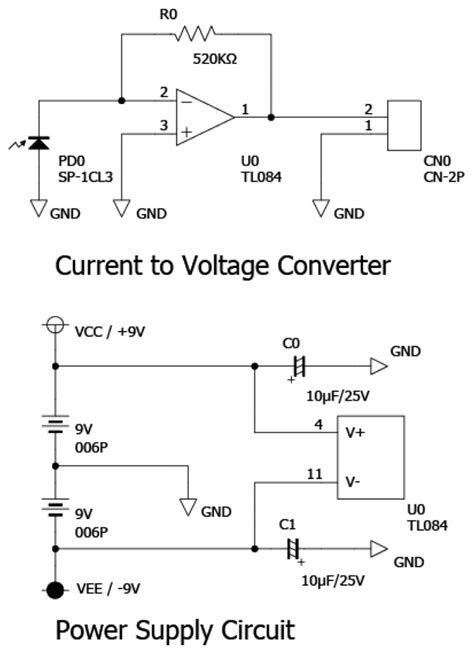 schematic diagram   current  voltage circuit  scientific diagram