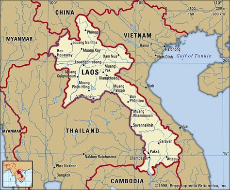 map  laos  geographical facts  laos    world map