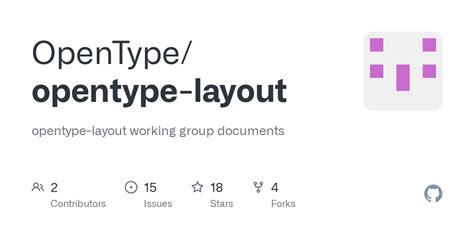 github opentypeopentype layout opentype layout working group documents