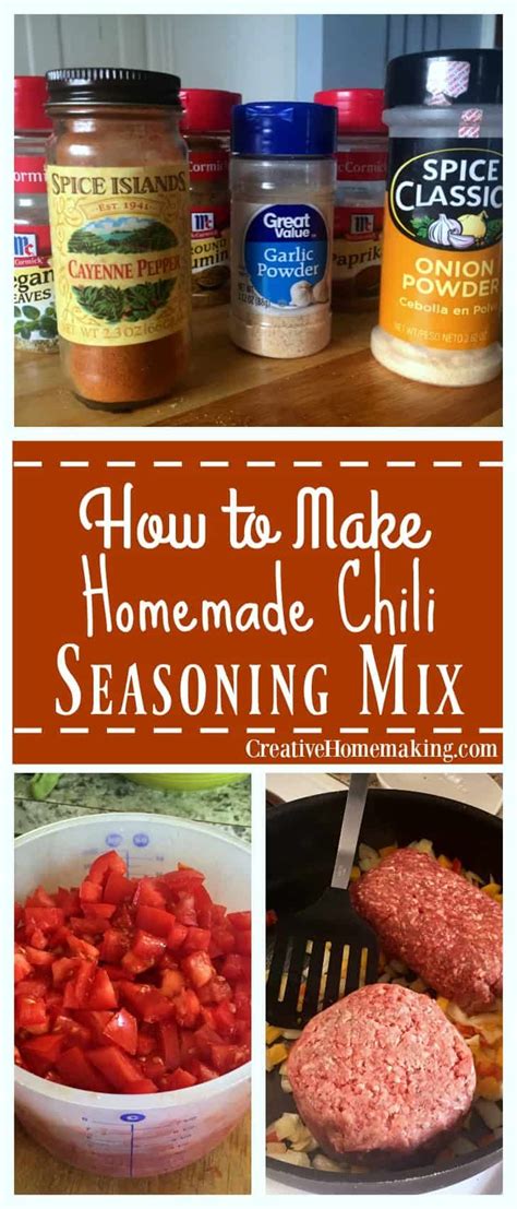 Chili Seasoning Mix Spice Mix Recipes Homemade Chili Seasoning