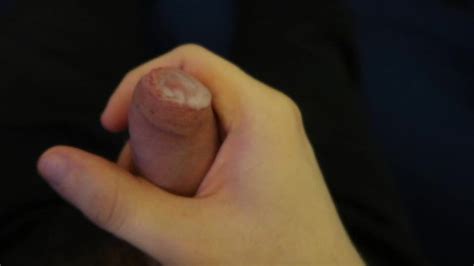 Masturbating Uncircumcised Cock From Soft To Hard To Huge
