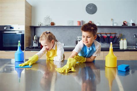 kids cleaning jobs  finally encourage   clean sparkle  shine