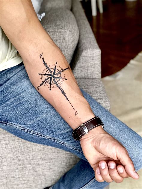 Tattoo Compass North Star Compass Tattoos Arm Star Tattoos Tattoo