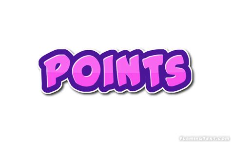 points logo  logo design tool  flaming text