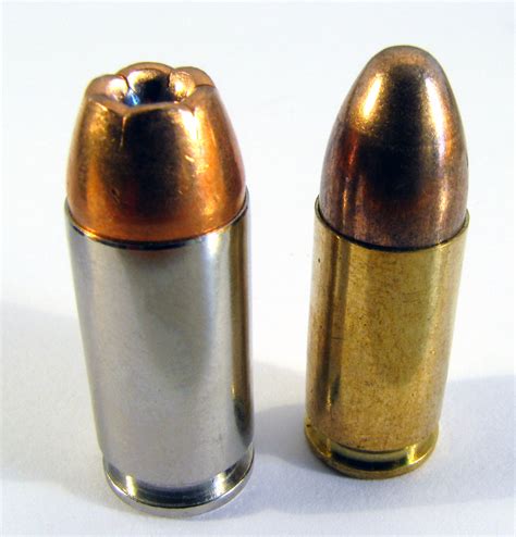 9mm Vs 40 Fmj 9mm Compared To A 40 Hollowpoint Round