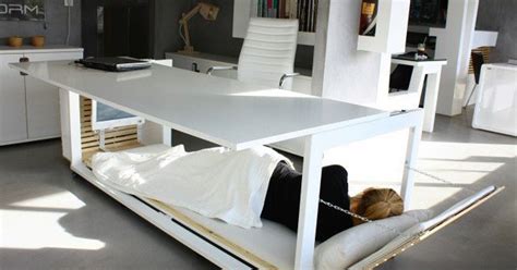 incredible bed desk hybrid takes work naps to a whole new level