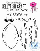 Jellyfish Animals Kindergarten Simplemomproject Toddlers Preschooler Ages sketch template
