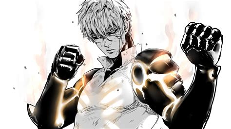 anime genos one punch man wallpapers hd desktop and