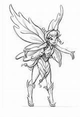 Disney Fairies Fairy Sketch Drawings Tumblr Sketches Tinkerbell Coloring Feen Friends Choose Board Pages sketch template