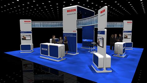 trade show convention booths  behance