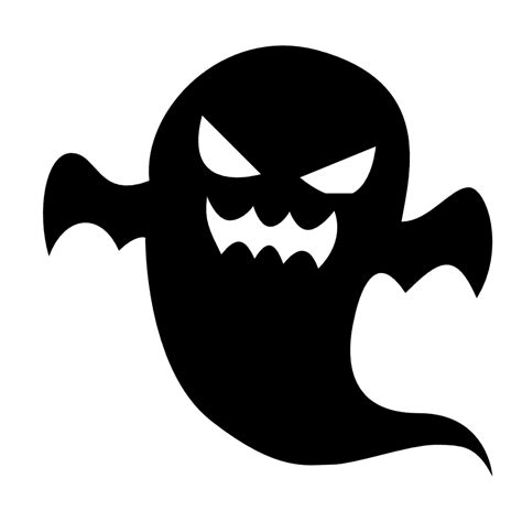 ghost silhouette halloween  svg file svg heart