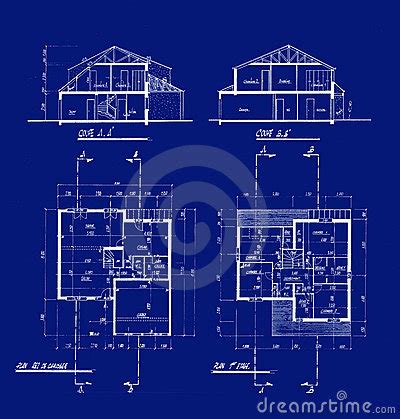 house blueprints royalty  stock photography image