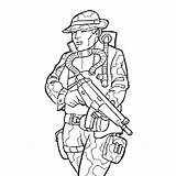 Coloriage Militaire Soldat Arme Dessins Guerre Gratuits Pistolet Grenade Danieguto Paisible Vu Coloriageetdessins sketch template