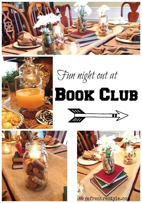 book club ideas book club food book club books book club meeting