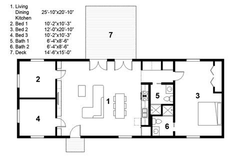 rectangular house plans modern  home plans design
