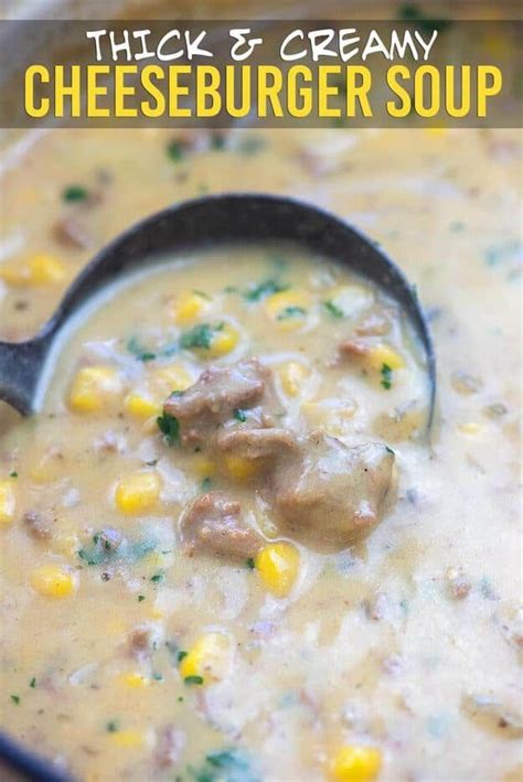 cheeseburger soup  hearty soup    chilly nights recipe
