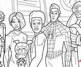 Morales Spiderman sketch template