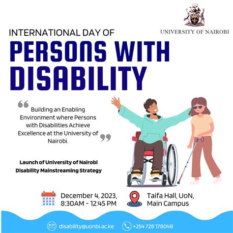 International Day Of Persons With Disabilities Celebrations At Uon