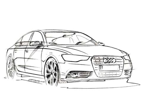 audi  coloring pages