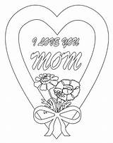 Mom Coloring Pages Heart Roses Drawing Cute Super Hearts Sheets Printable Template Adults Say Color Getcolorings Mothers Teacher Getdrawings Colorings sketch template